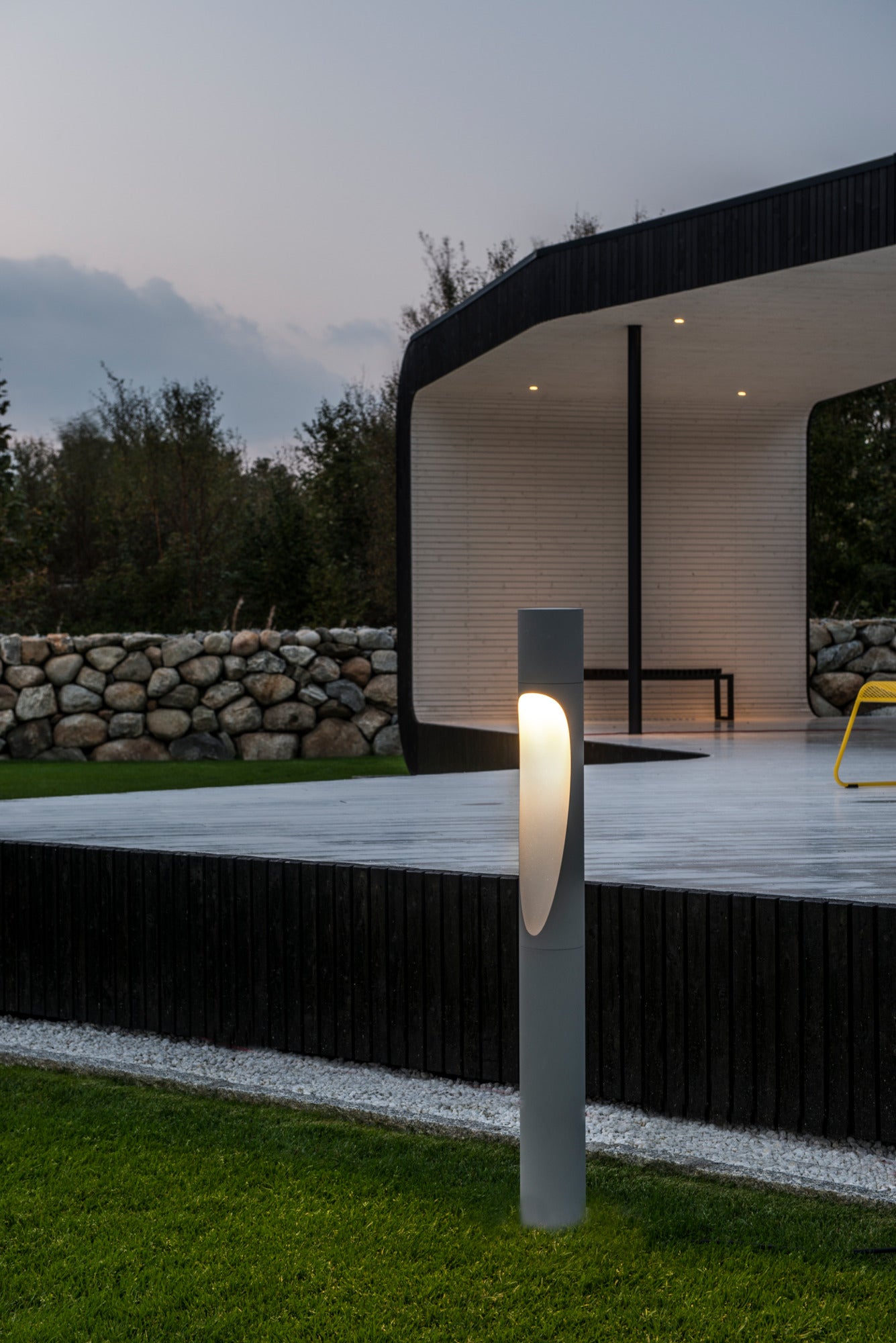 Flindt Garden Pullert Alu Høj M/Anker og U/Adapter LED 3000K
