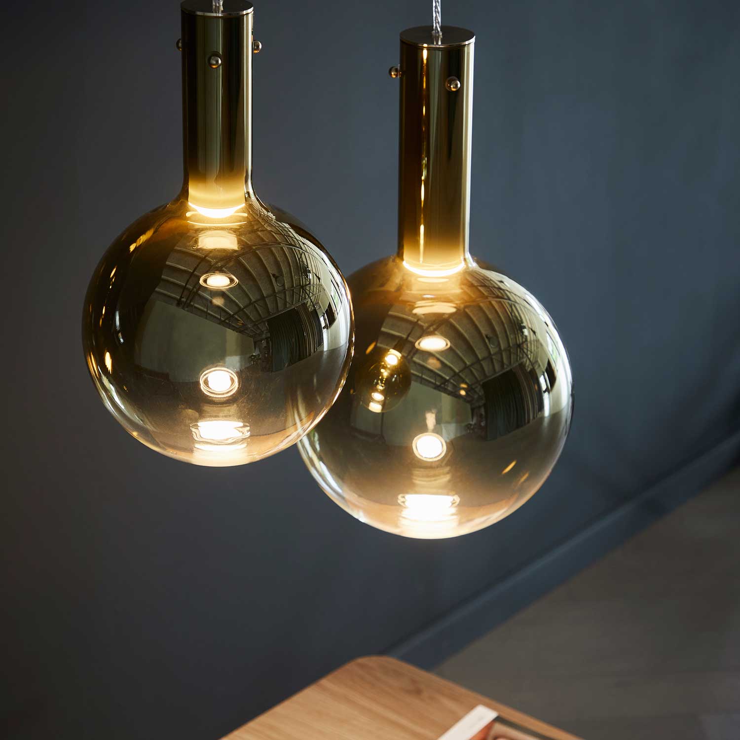 LOOM Design Raindrop 20 guld pendel