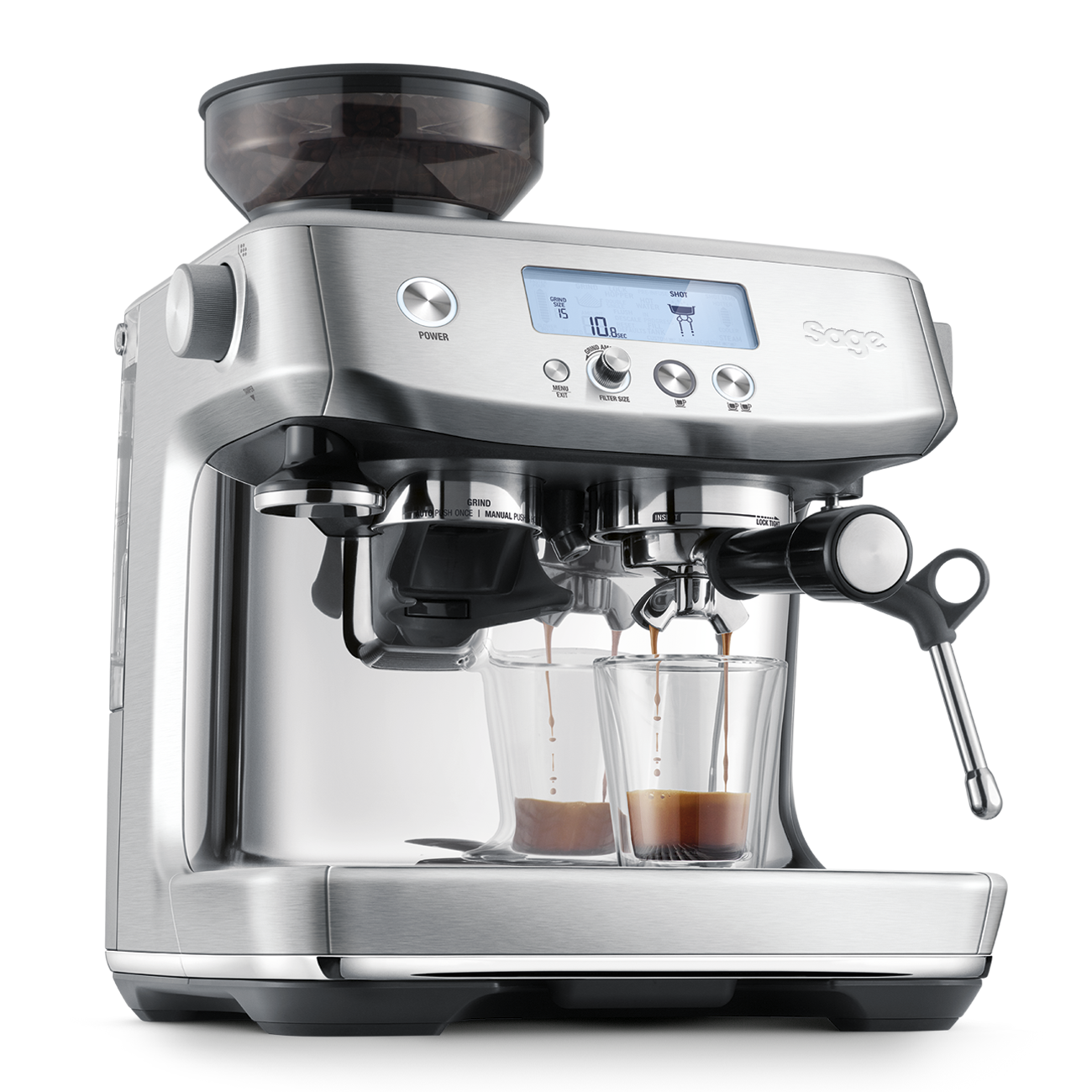 Sage the Barista Pro rustfri stål