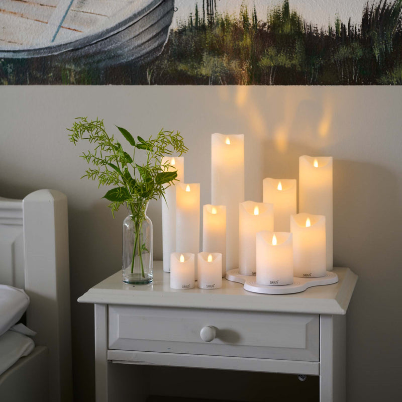 Sille Exclusive Ø5 x H25cm, Hvid - Indendørs Lys - Sirius Home