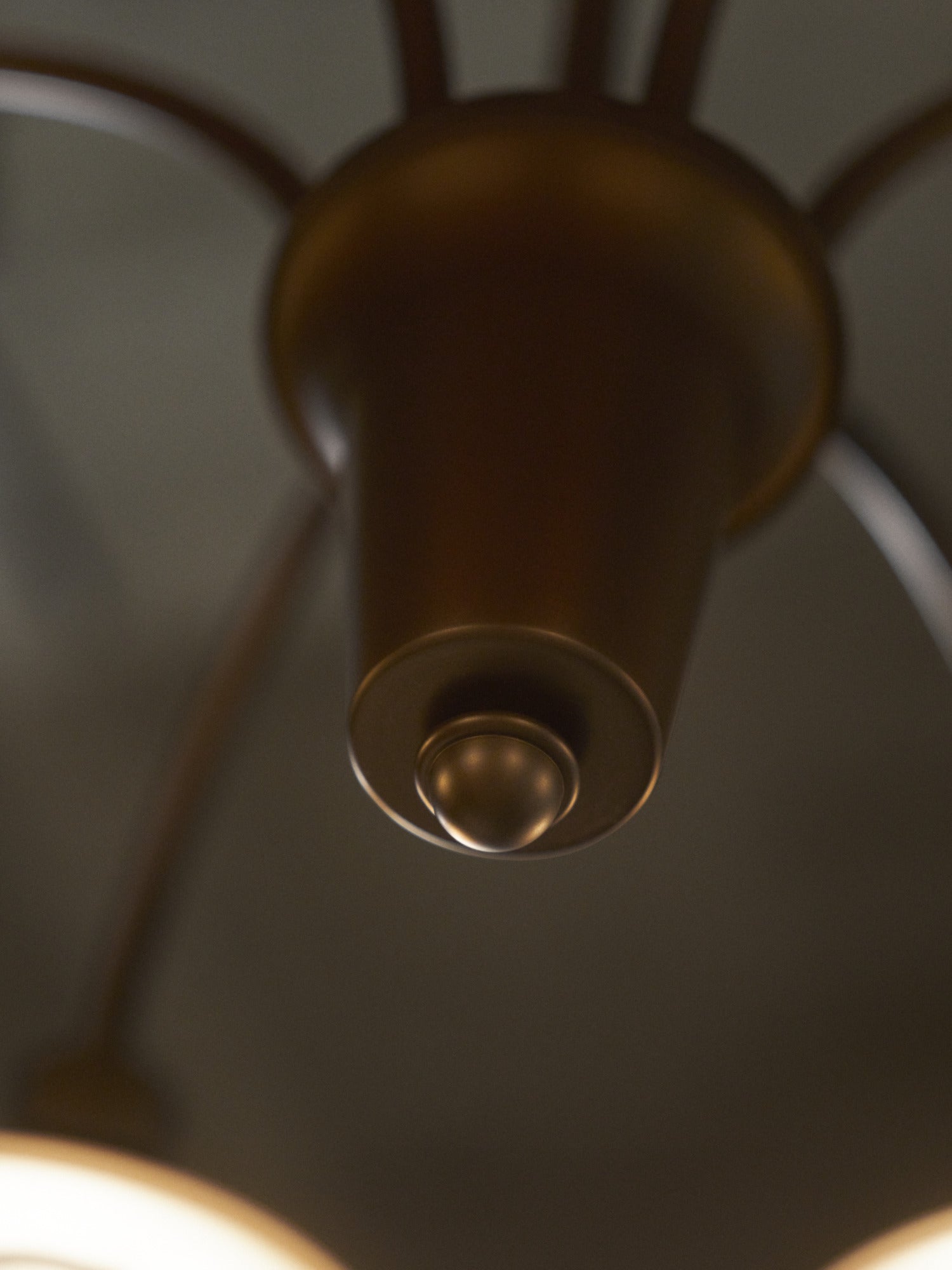 PH 1/1 Centenary Edition Aged Brass/Dusty Terracotta 6-armet lysekrone yderligere detaljer