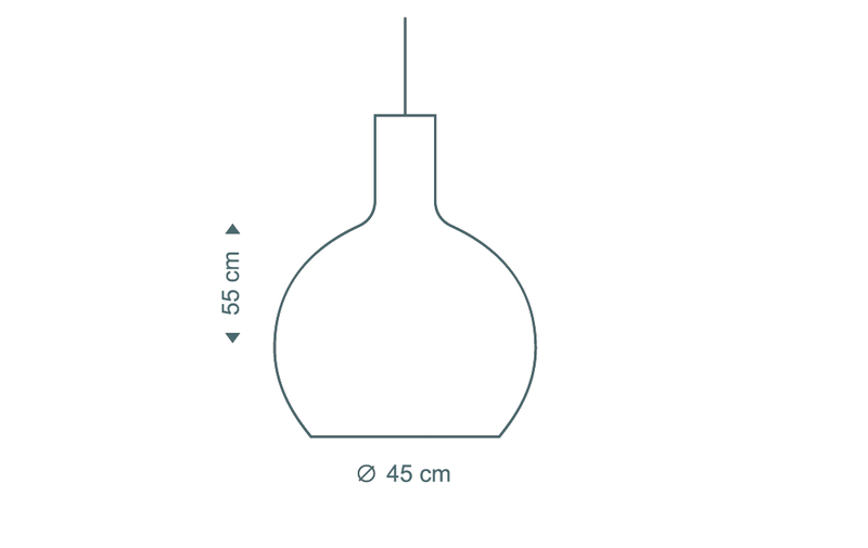 Octo 4241 Pendel Small Hvid