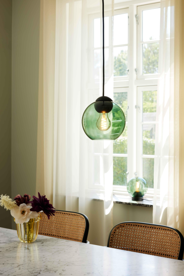 Bubbles Ø24 Pendel, Grøn - Halo Design