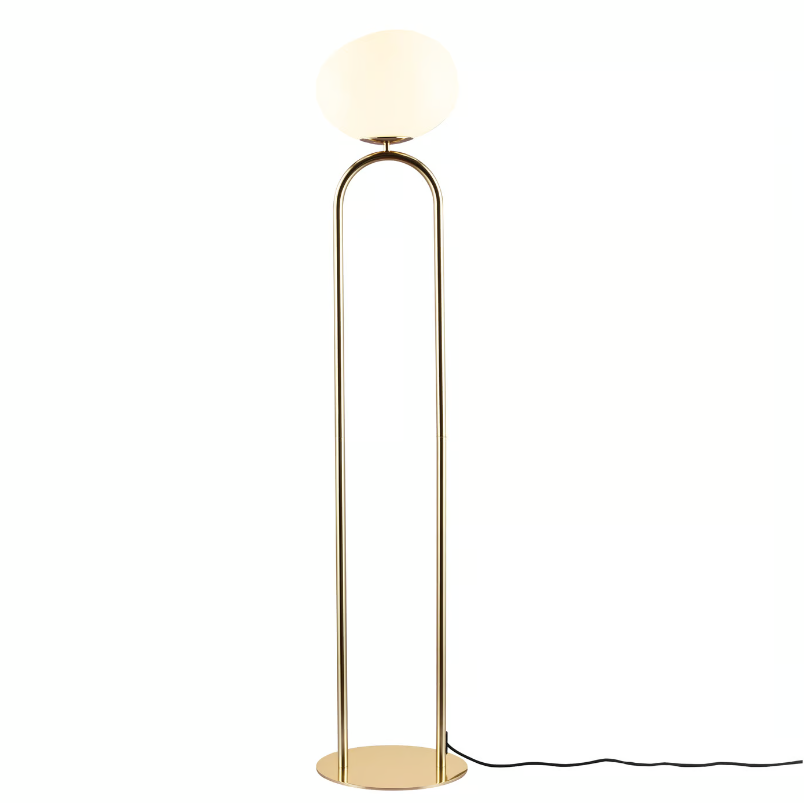 Shapes E27 messing gulvlampe