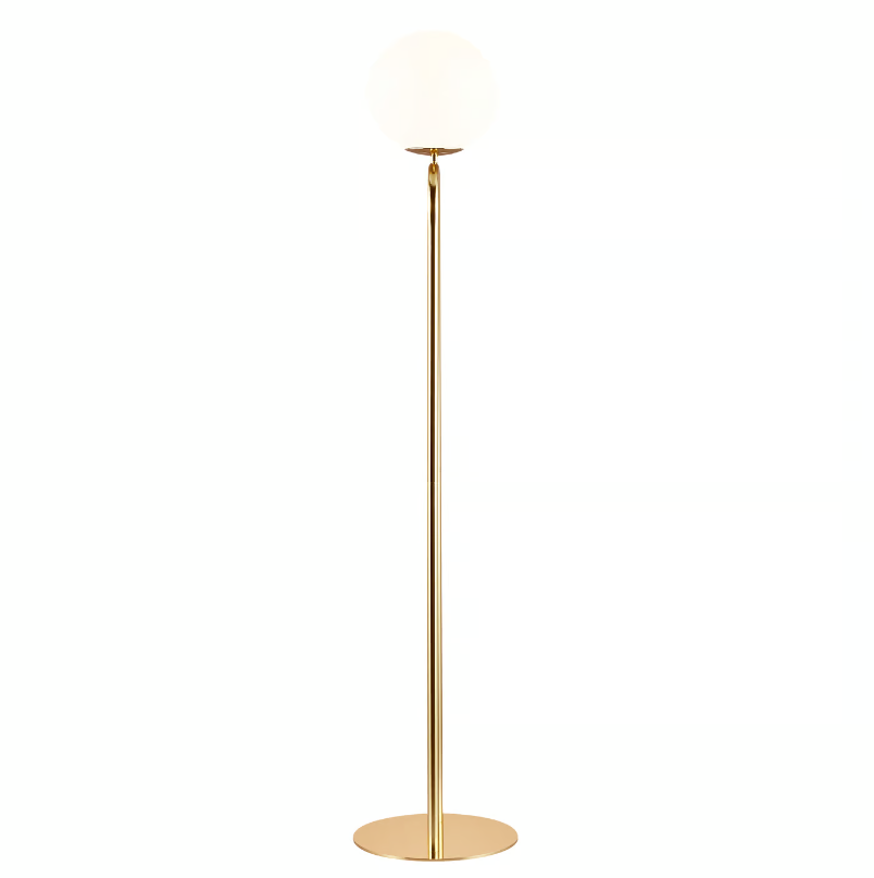 Shapes E27 messing gulvlampe