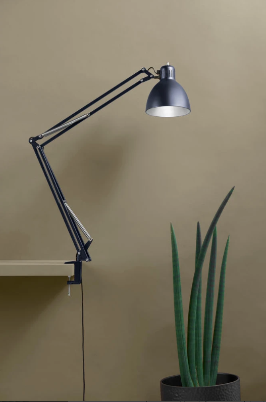 Archi T2 E27 sort bordlampe