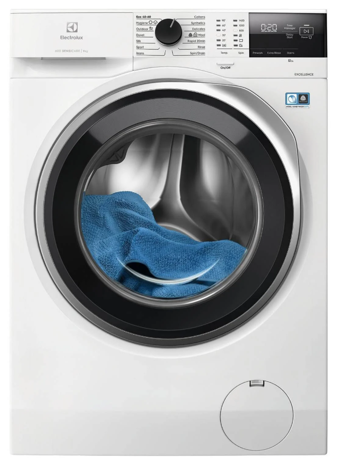 Electrolux XLNF64925N 9kg Hvid Frontbetjent Vaskemaskine