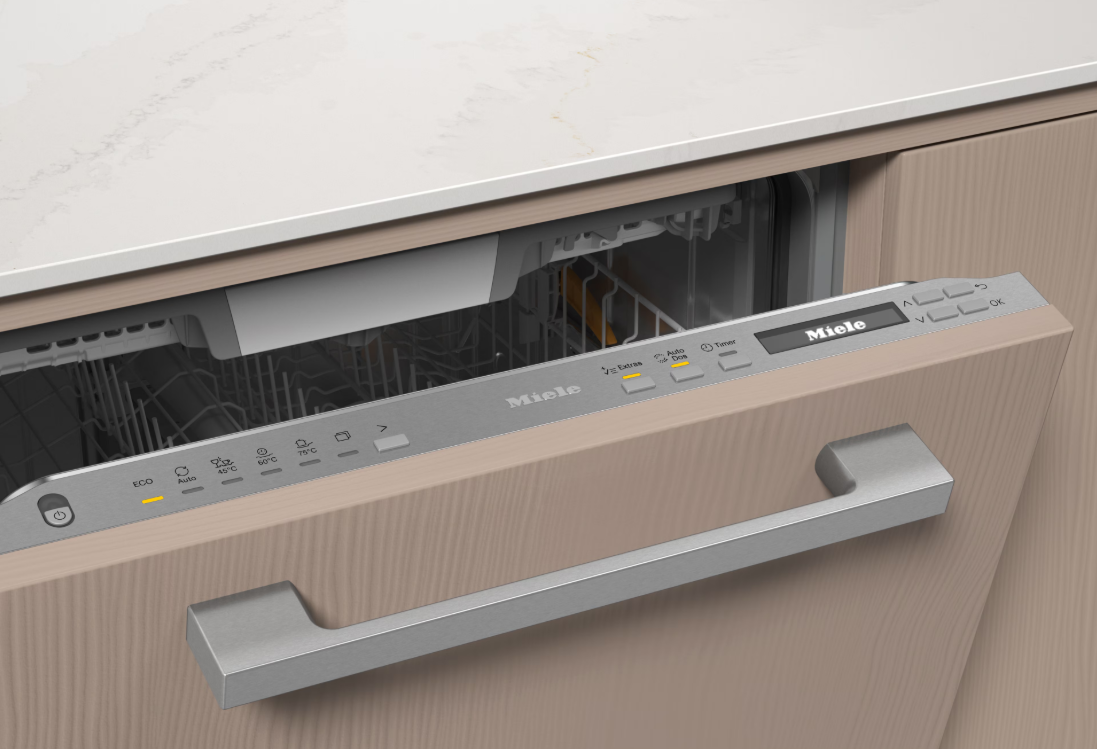 Miele G 7085 SCVi XXL AutoDos fuldintegrerbar opvaskemaskine kontrolpanel