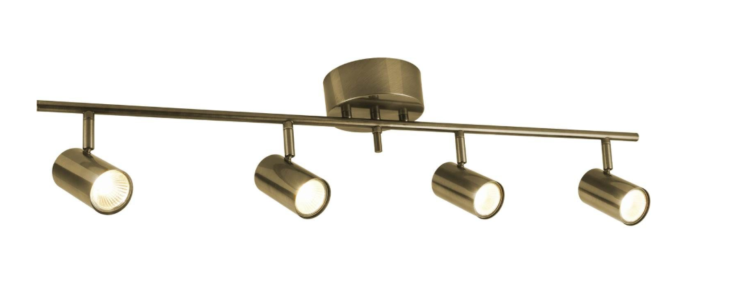 Elvita E115690 Hemse messing 4-spot skinne