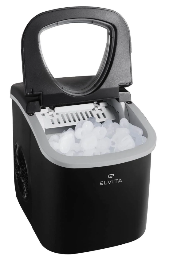 Elvita CIM3704S isterningemaskine med åben låge