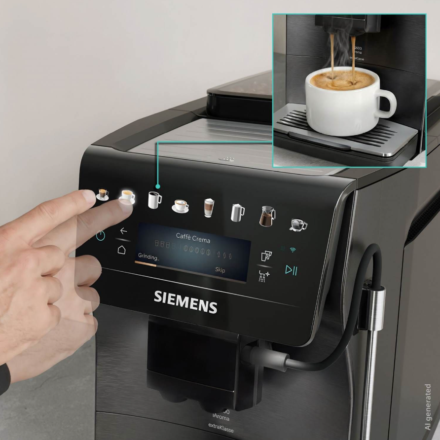 Siemens TP607EF5 Espressomaskine kontrolpanel