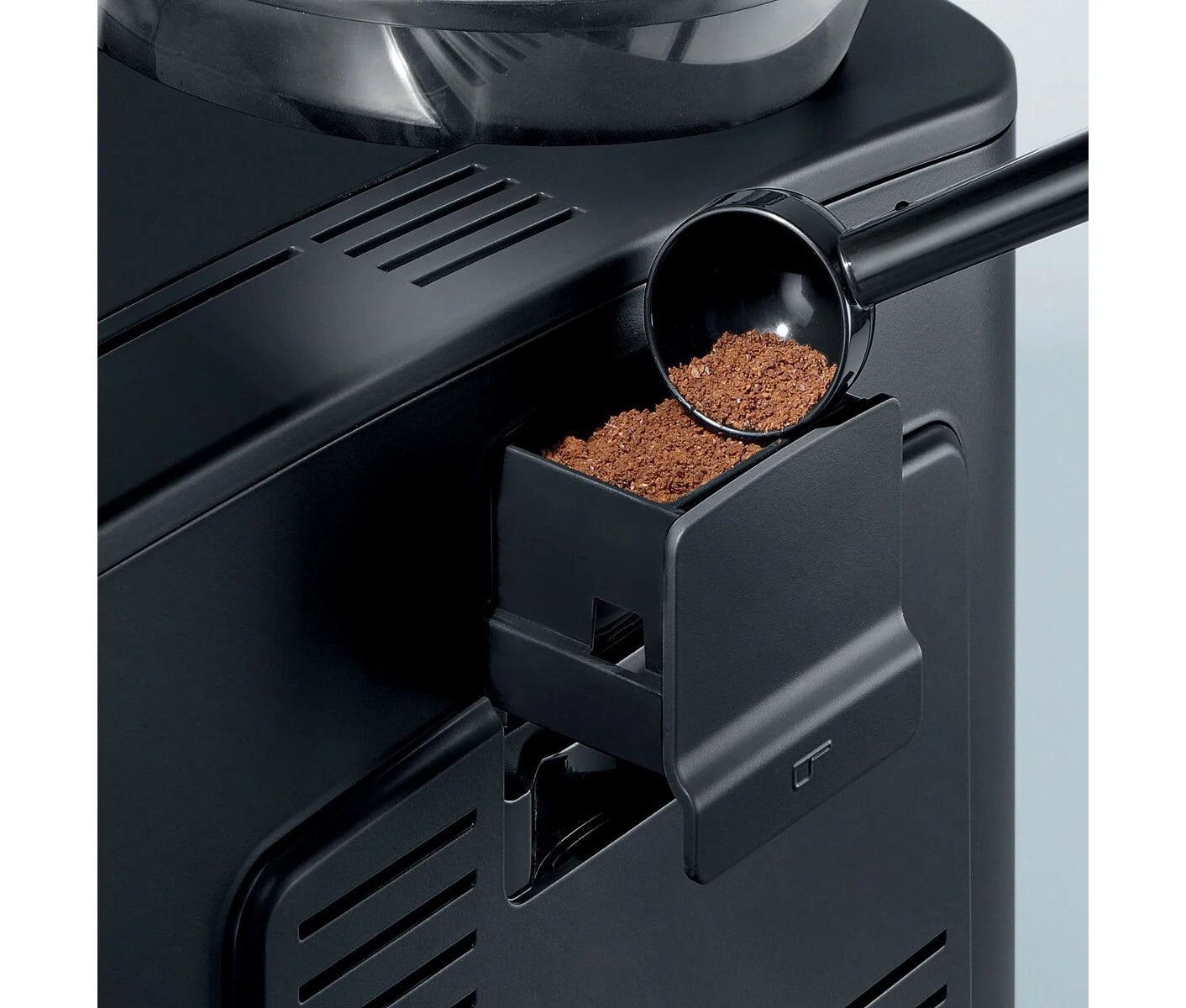 Siemens TE653M19RW maler og justerer kaffemængden