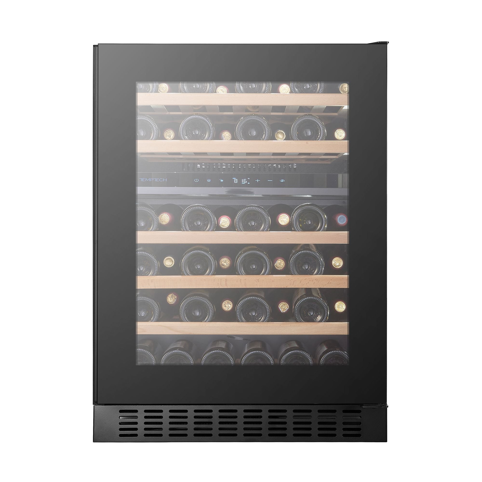 Temptech Oslo OX60DRB-24 Vinkøleskab set forfra