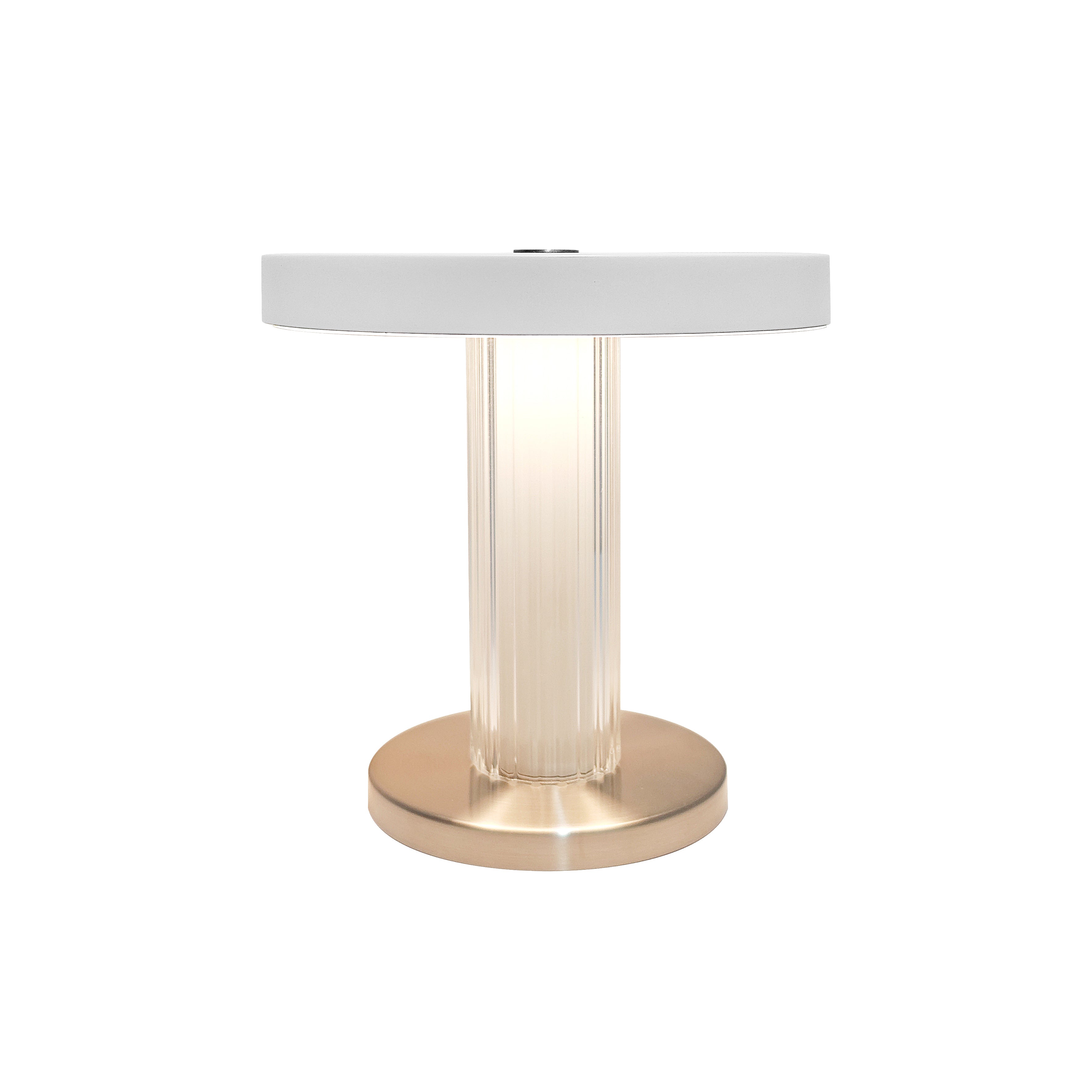 Nordlux elegante Trezzi Portable Bordlampe i Hvid