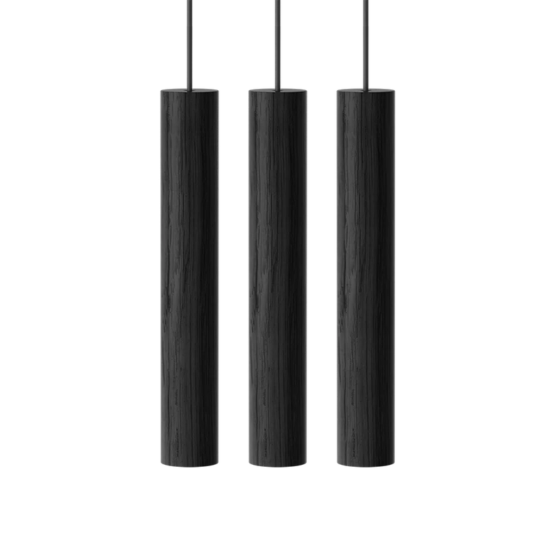 UMAGE Chimes Cluster 3 Ø3,4 Sort Egetræ - Pendel