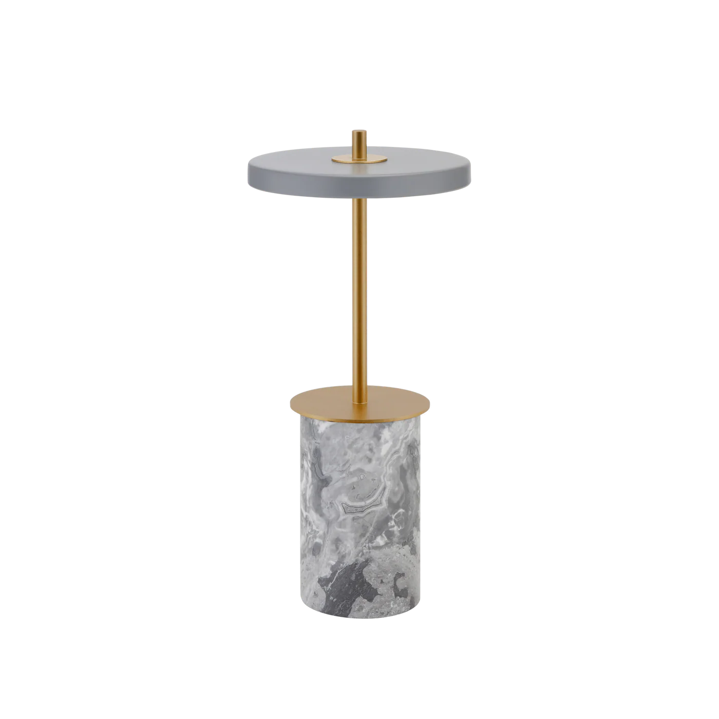 Zoomet helt ind på den unikke designet Asteria Move Mini i Grey Marble Messing