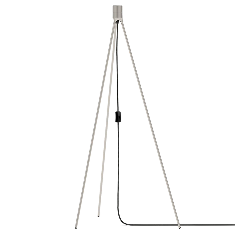 Tripod Floor Lampestander Børstet Stål - UMAGE