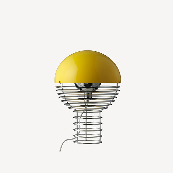 VP Wire Bordlampe ø30, gul