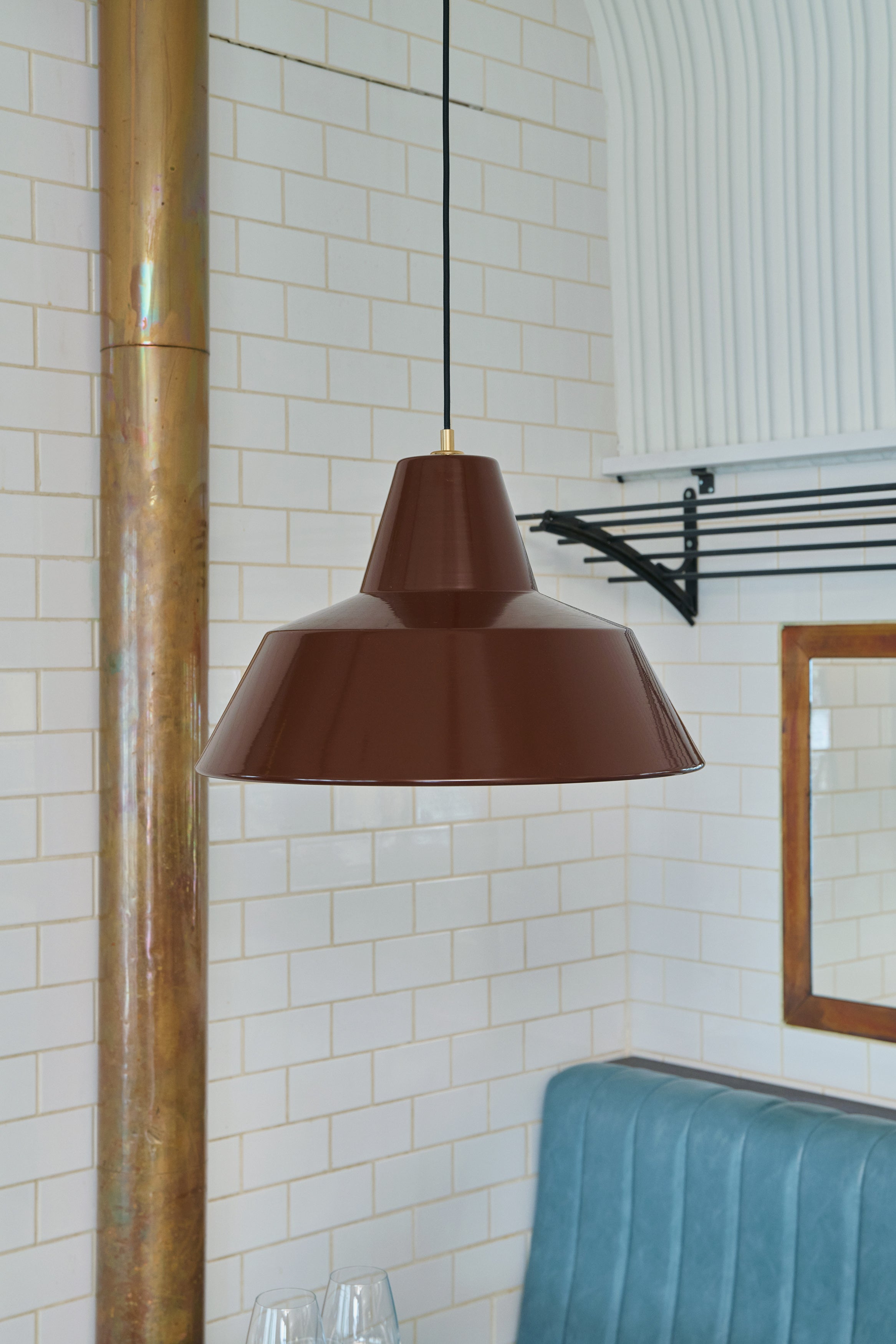 Workshop Pendel W3 Chocolate Brown over spiseareal