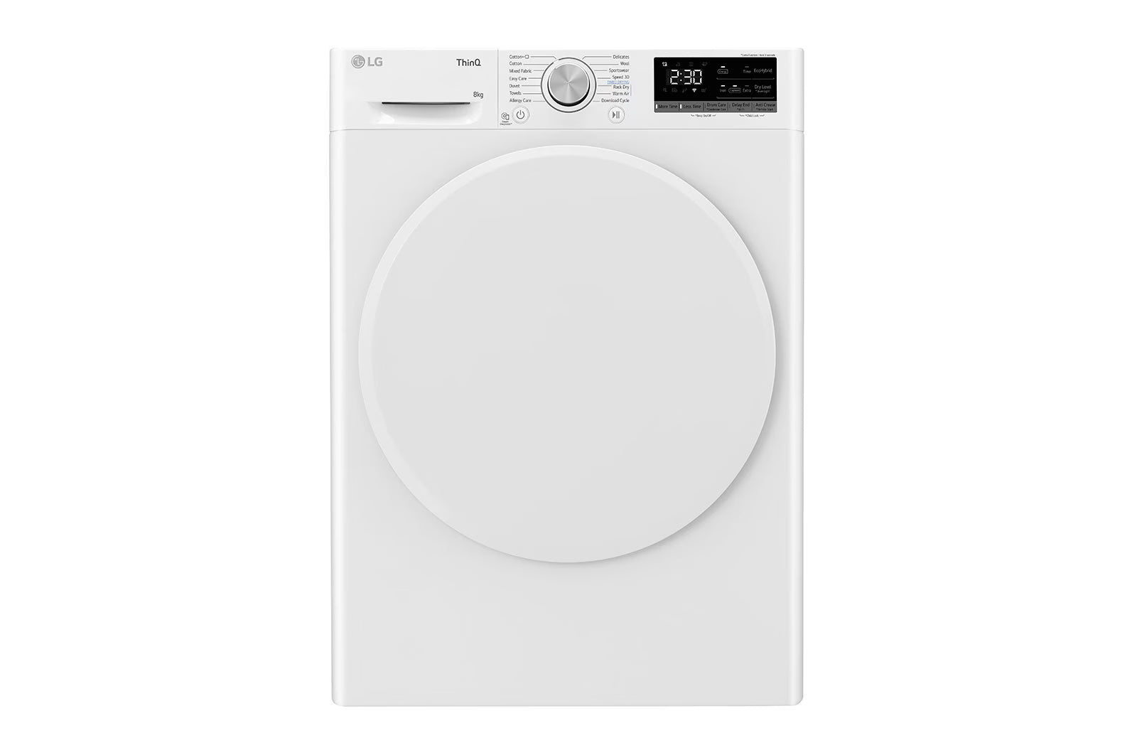 LG RH80V5AV0N tørretumbler med varmepumpe - 8 kg