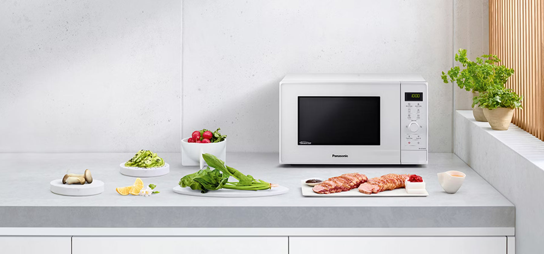 Panasonic NN-GD34 Inventer-mikrobølgeovn med grill billede 7