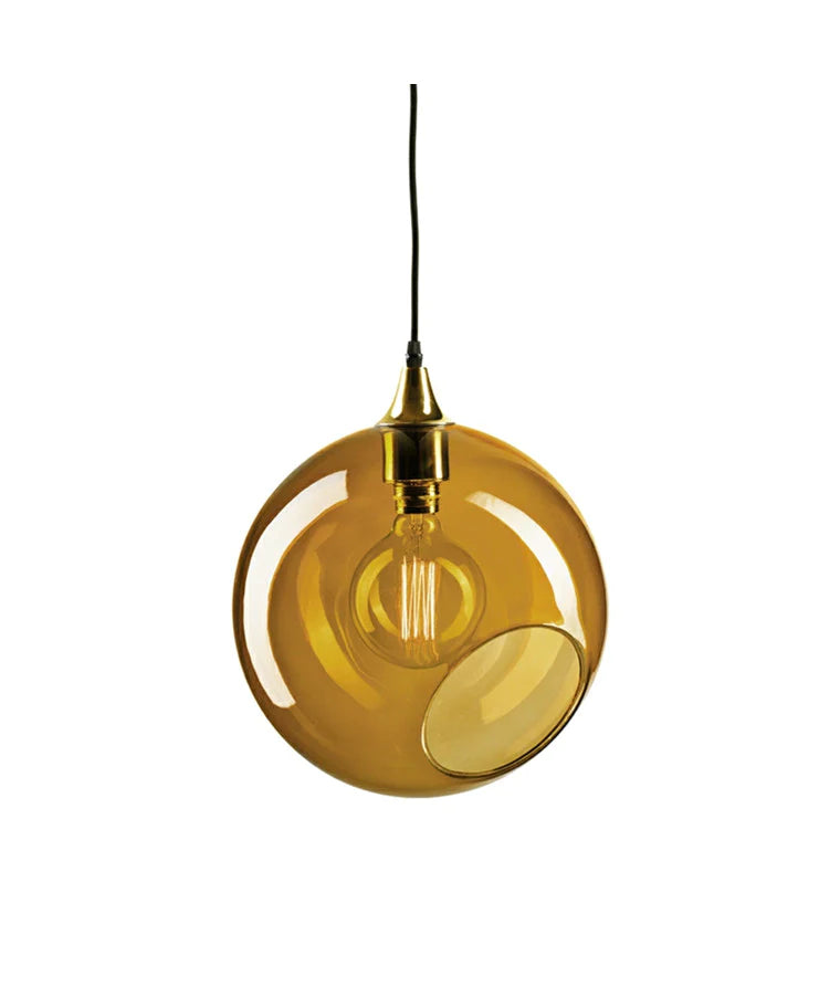 Ballroom Pendel Amber/Gold - Design By Us
