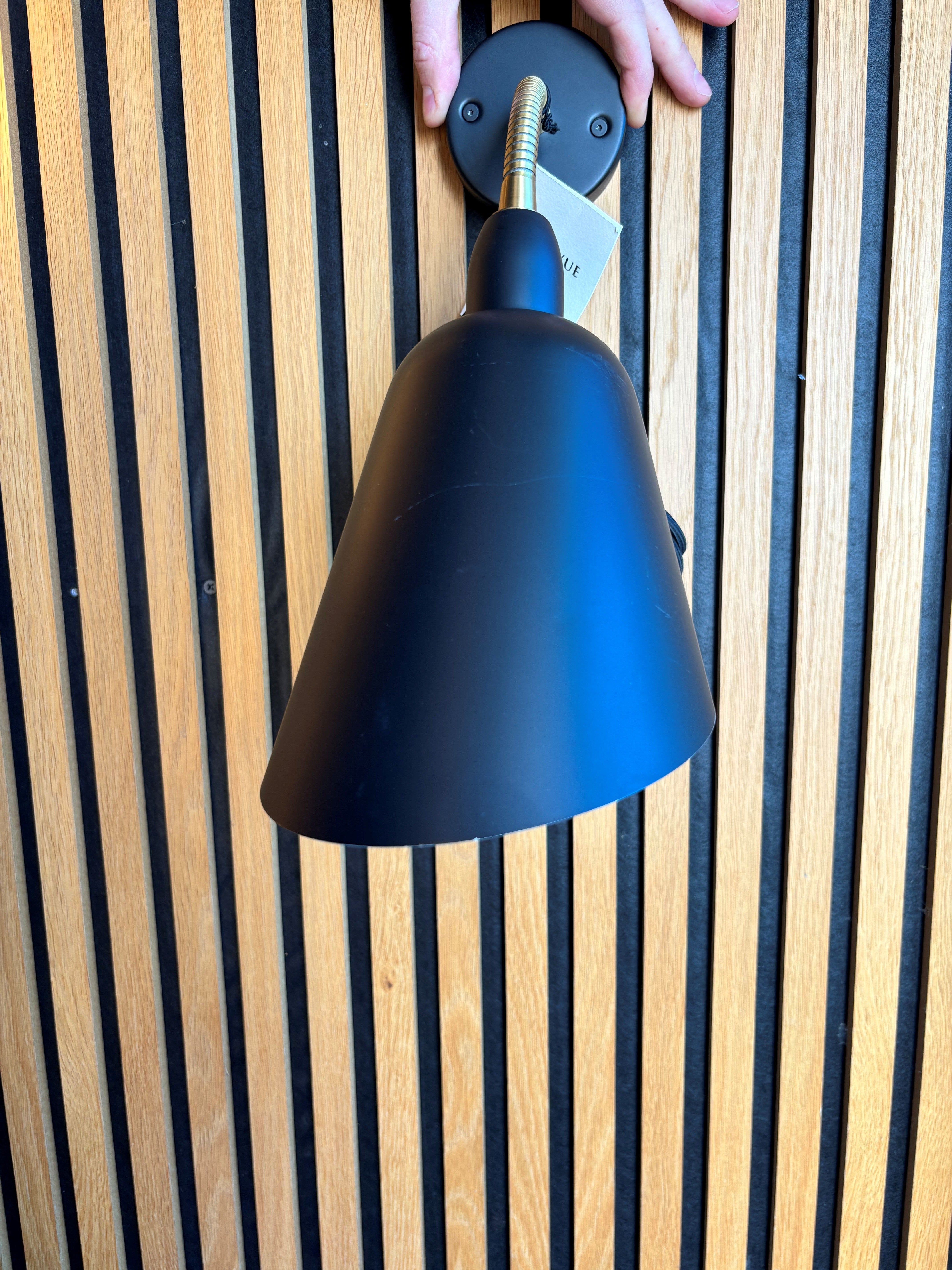 Bellevue væglampe AJ9 Sort/Messing - DEMO