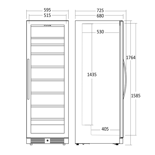 Scandomestic SV 111 B - Flaskekøler