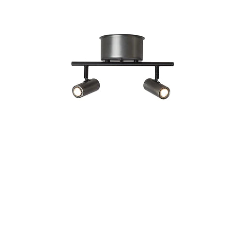 Cato Skinne Spotlys Oxidgrå 2x3W LED Dæmpbar MR11 - Belid