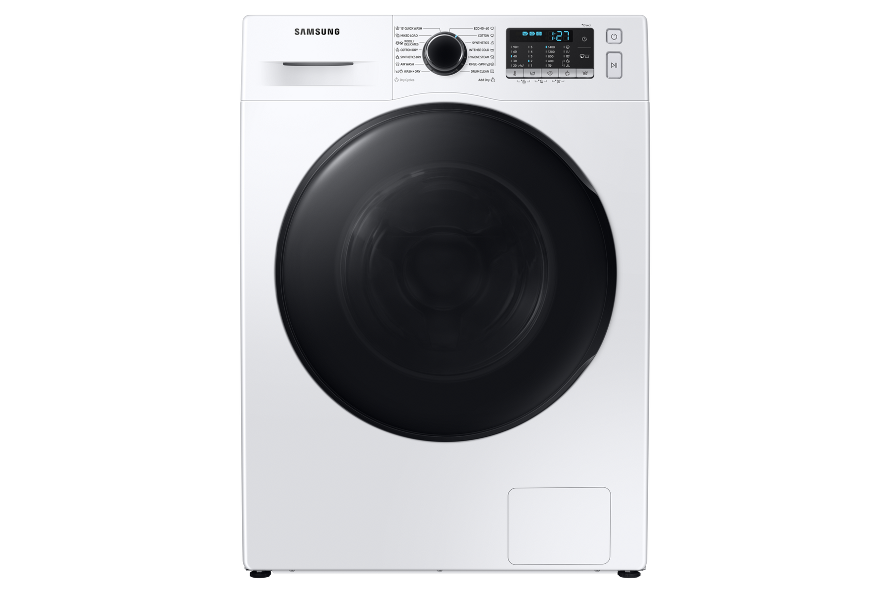 Samsung WD80TA047BT 8/6kg hvid frontbetjent vaske-/tørremaskine billede 6