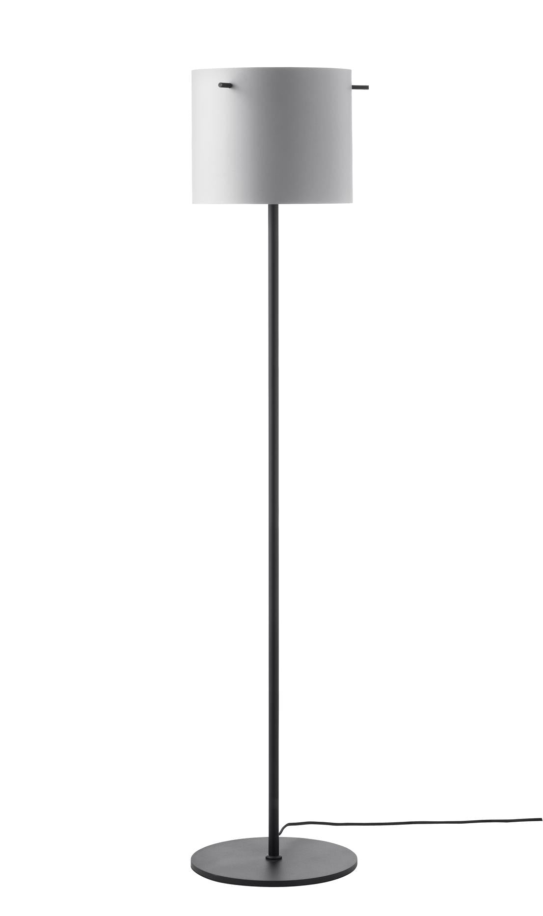 Frandsen gulvlampe model FM 1954 i mathvid