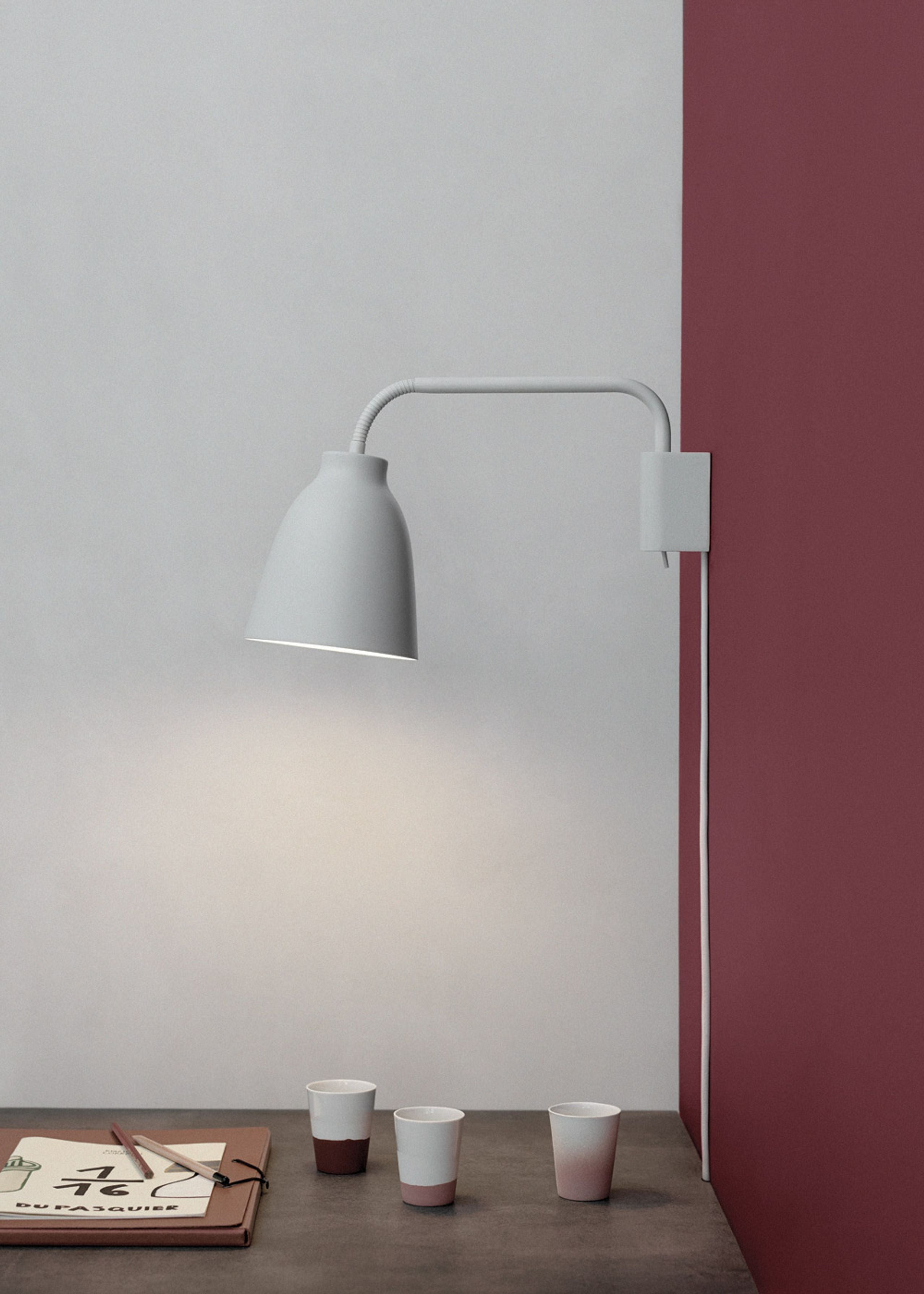 Caravaggio™ Read Væglampe Grey25