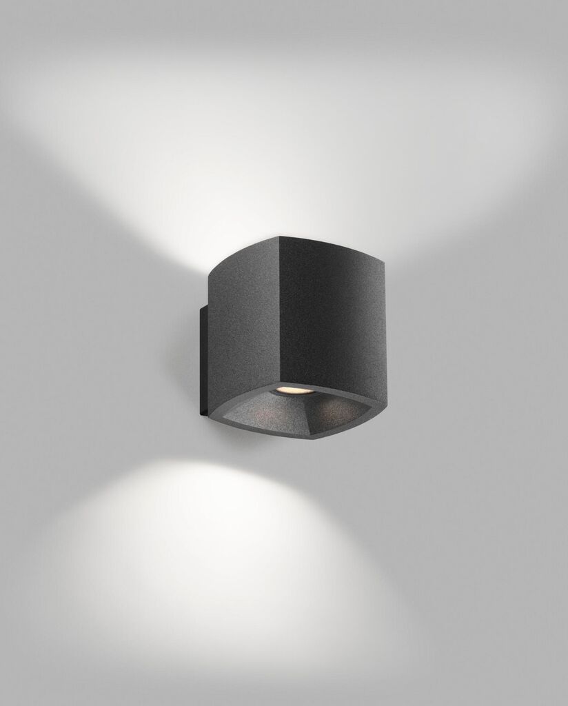 Light-Point Mirage W1 Væglampe 2x4.5W IP65 2700/3000K Sort alternativ
