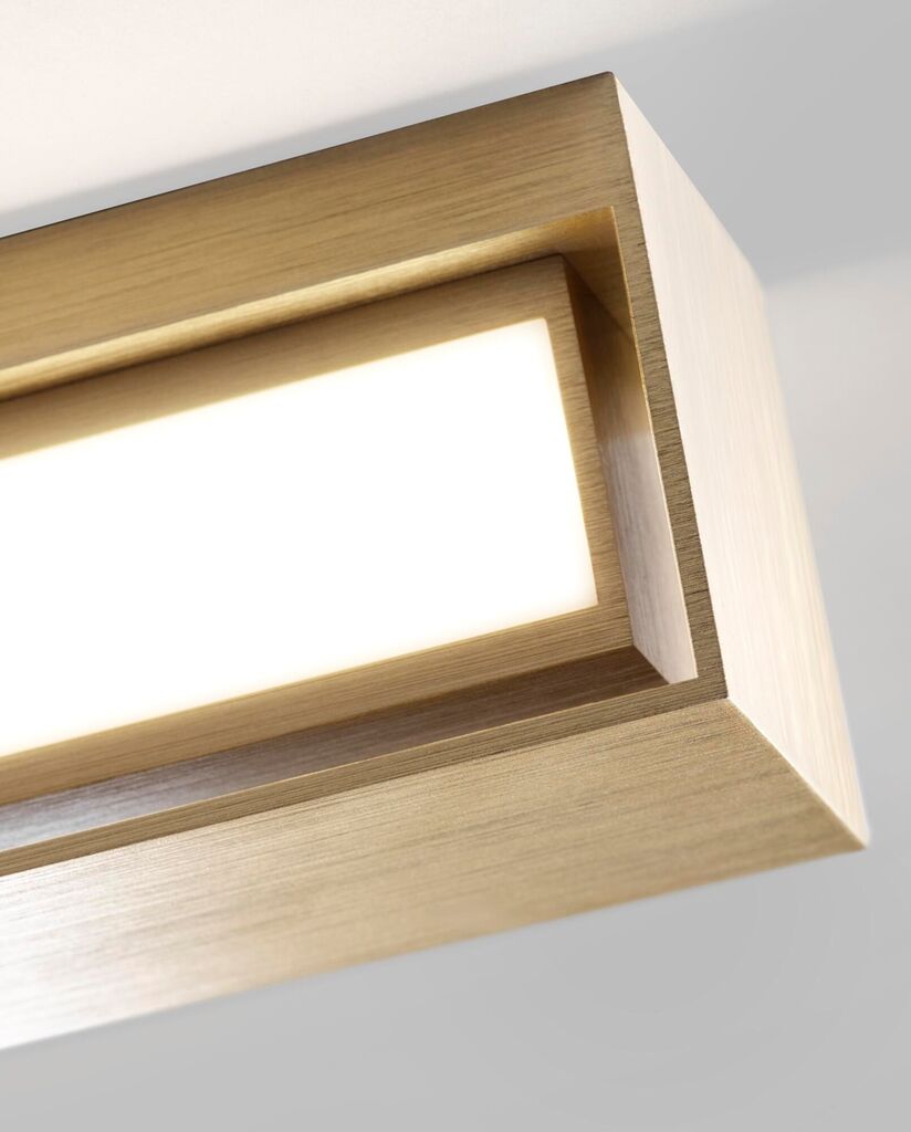Light-Point Linea W1 Switch Tune 2700/3000K brass væglampe detaljer