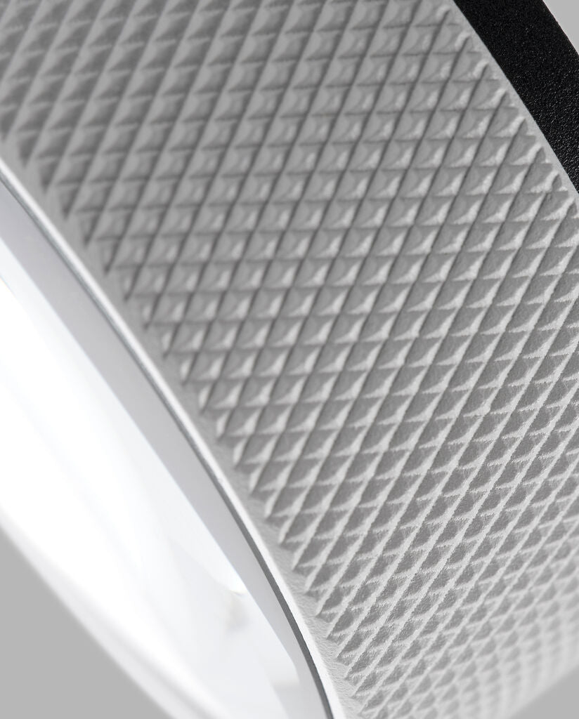 Cosmo 3-PH skinnespot 3000K hvid tekstur close-up