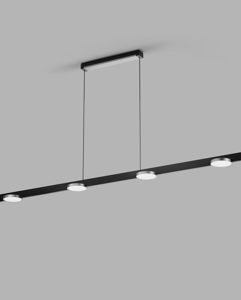 Inlay S1800 Linear Disc SmartTune 2700-6500K Mat Sort/Satin Sølv