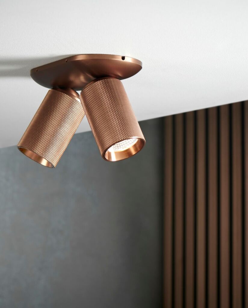Raw 2 Spotlampe 2700/3000K Rose Gold - Light-Point i stuen