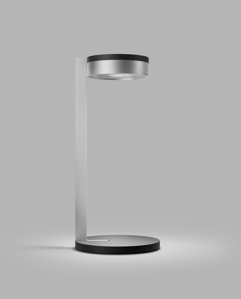 Light-Point Blade T2 Slim matsort satinsølv LED bordlampe af Studio F. A. Porsche