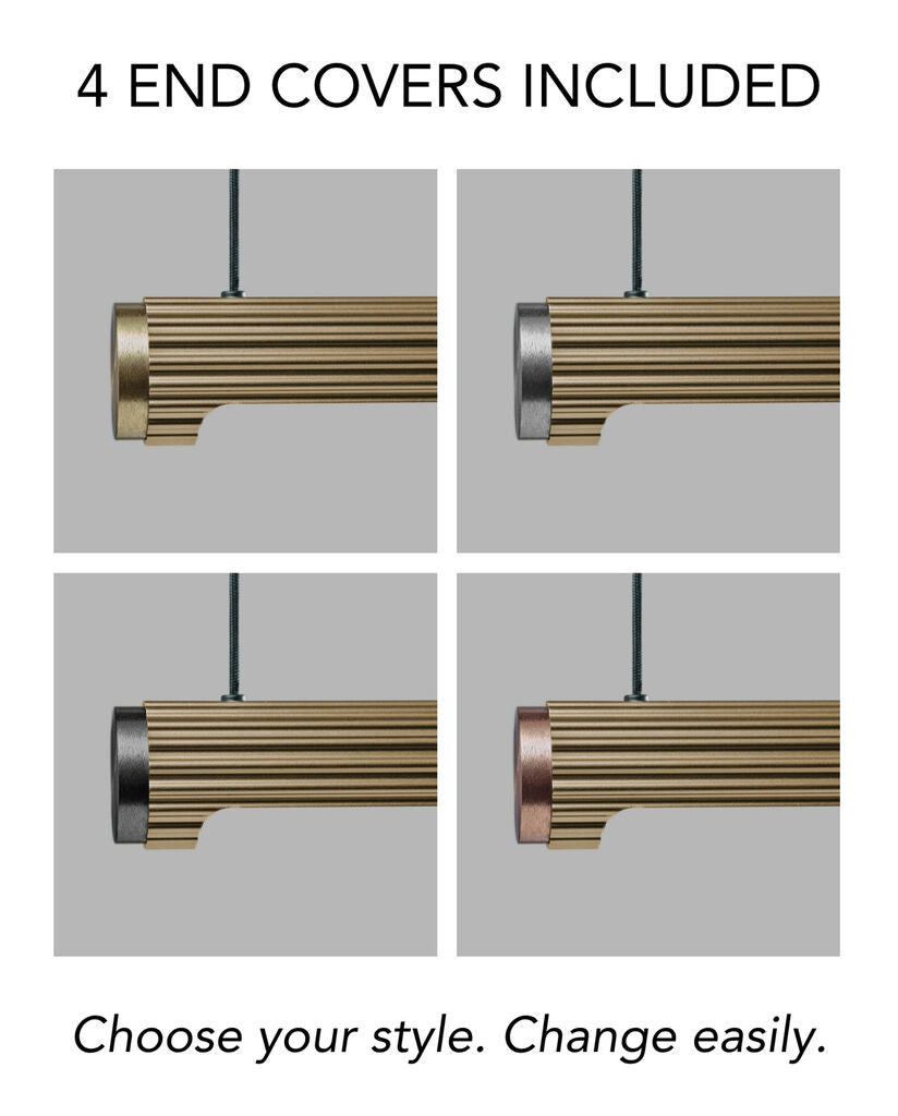 VELVET S1800 Switch Tune brass med hele fire end covers