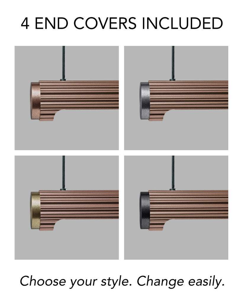 VELVET S1400 Switch Tune rose gold inklusivt fire end covers