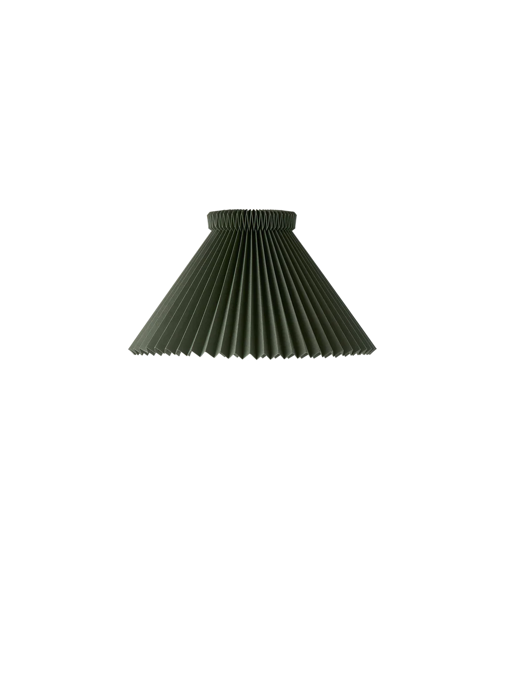 LE KLINT Model 1 Colour Pleats moss green 19cm lampeskærm