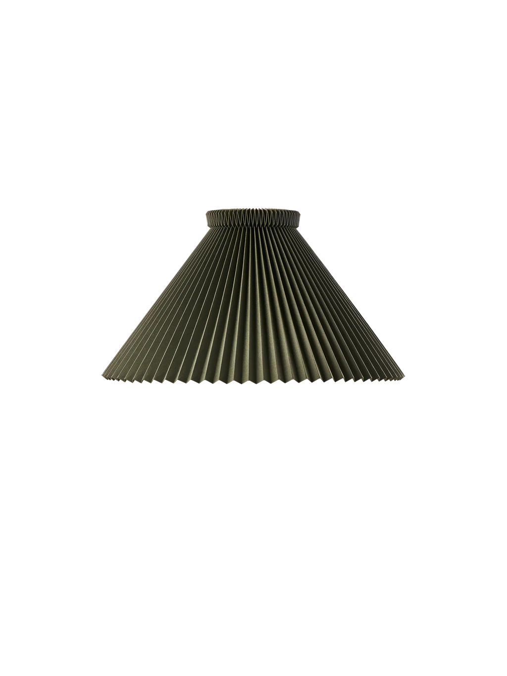 LE KLINT Model 1 Colour Pleats moss green 25cm lampeskærm