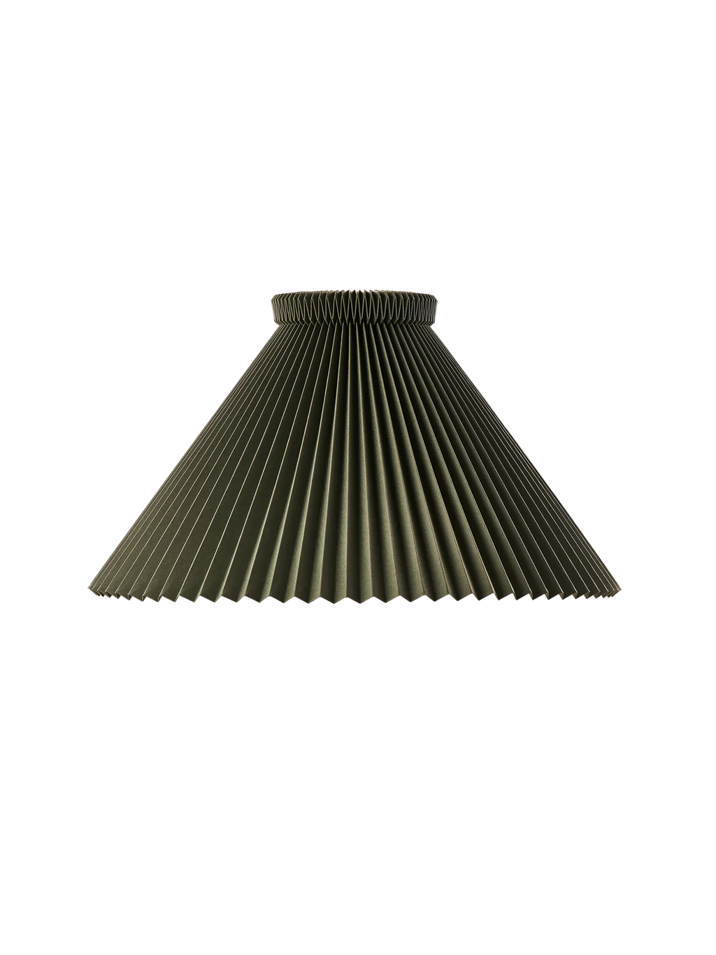 LE KLINT Model 1 Colour Pleats moss green 35cm lampeskærm