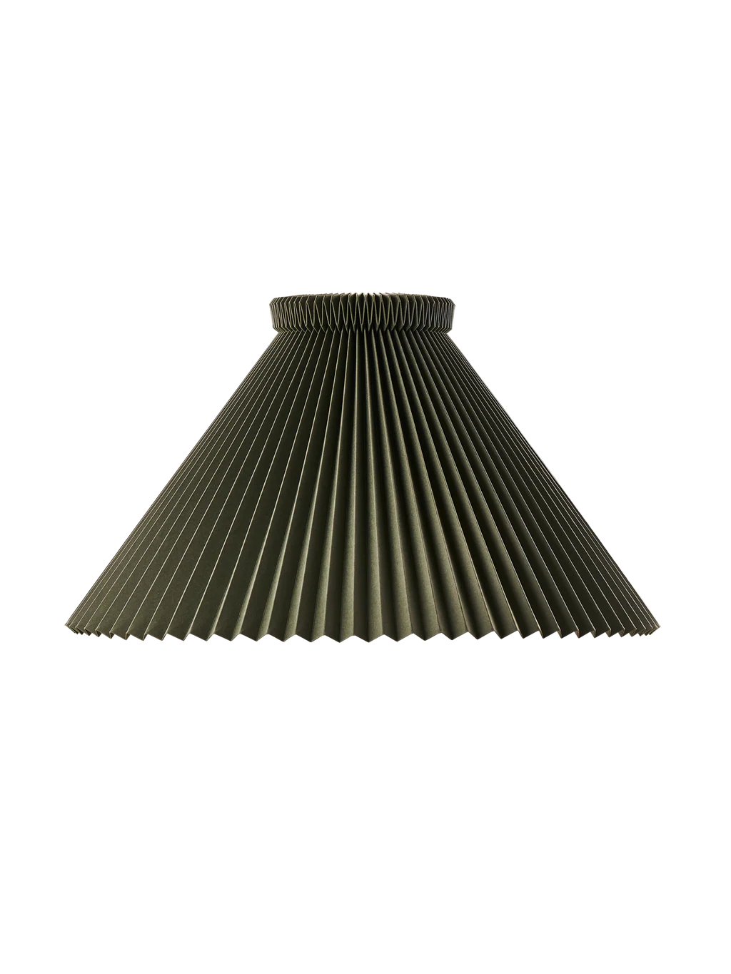 LE KLINT Model 1 Colour Pleats moss green 38cm lampeskærm