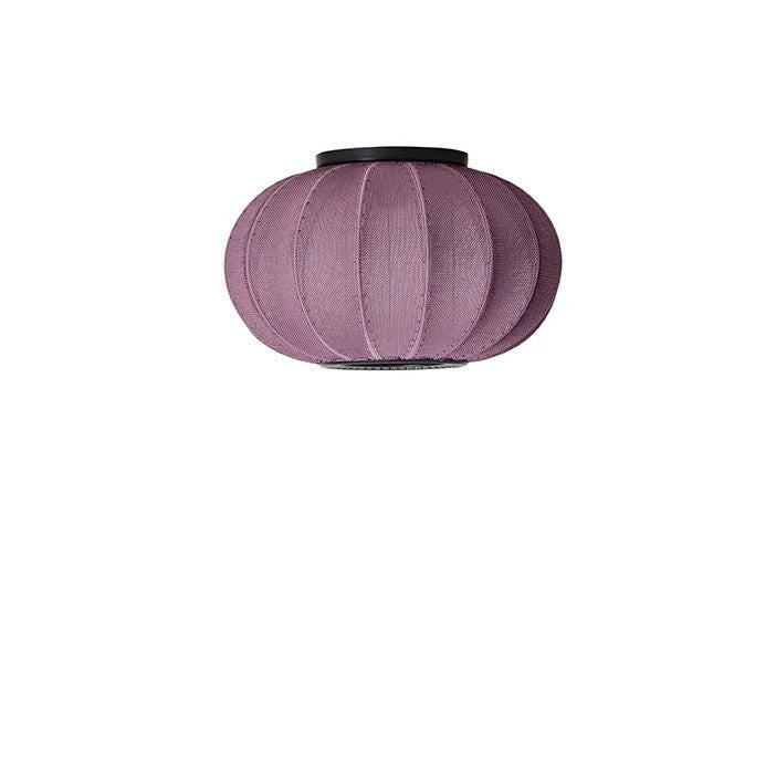 Knit-Wit Ø45 Oval Loftslampe Burgundy