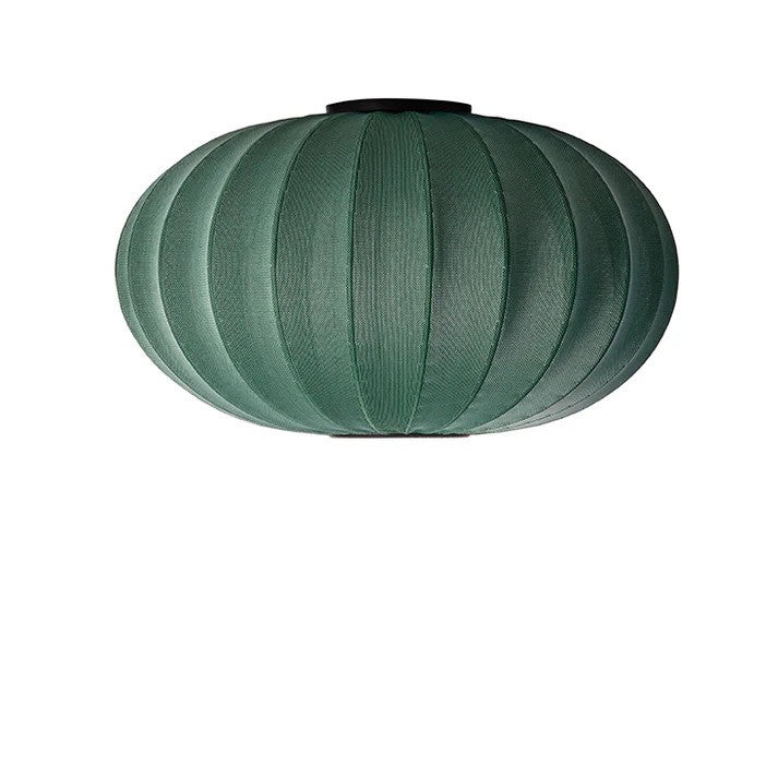 Knit-Wit Ø76 Oval Loftslampe Tweed Green