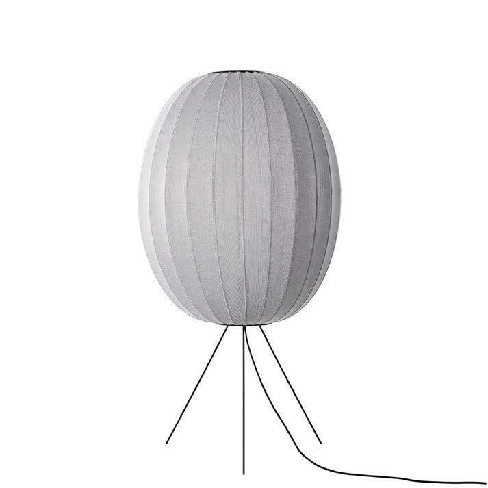 Knit-Wit Ø65 High Oval Floor Medium Silver