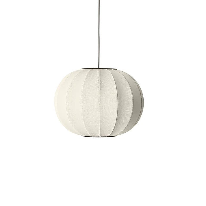 Knit-Wit Ø45 Round Pendel Pearl White