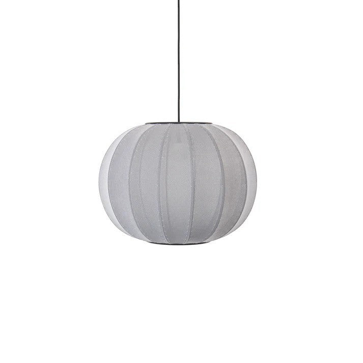 Knit-Wit Ø45 Round Pendel Silver