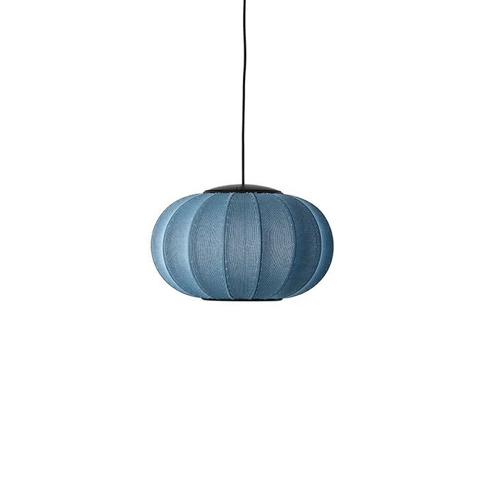 Knit-Wit Ø45 Oval Pendel LED Blue Stone